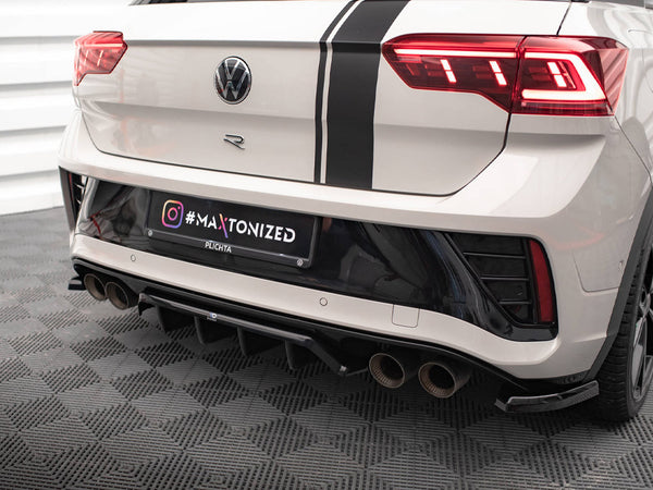 VW - T-Roc R / R Line MK1 Facelift: Maxton Rear Splitter (Vertical Bars)