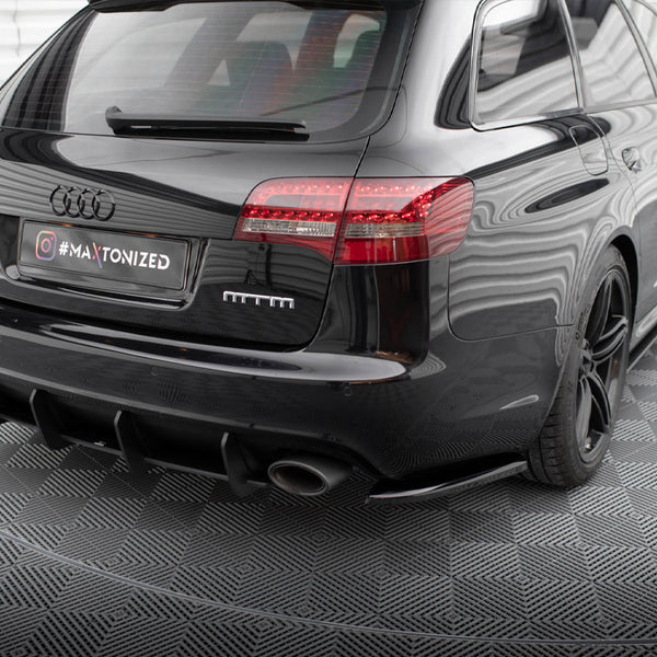 Audi - RS6 Avant C6: Maxton Rear Side Splitters