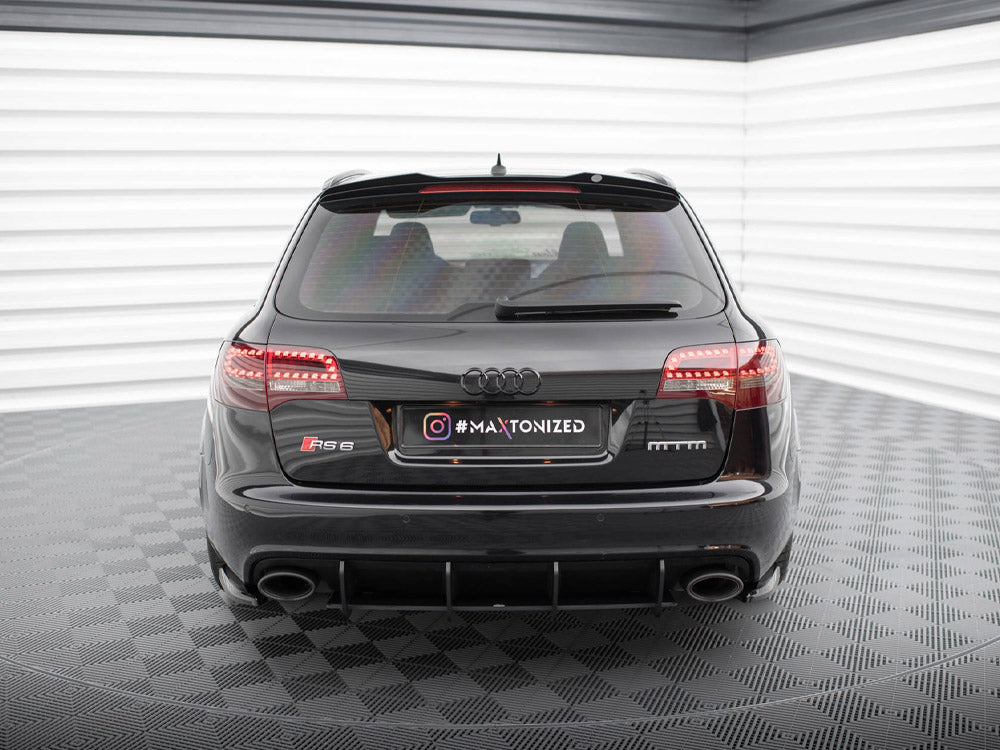 Audi - RS6 Avant C6: Maxton Rear Side Splitters