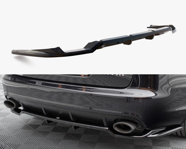 Audi - RS6 Avant C6: Maxton Central Rear Splitter (Vertical Bars)