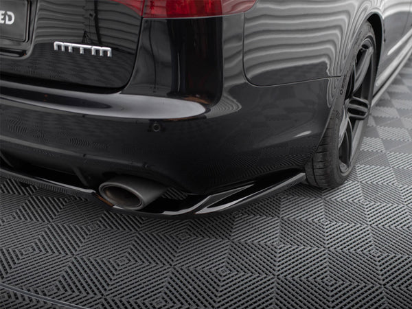 Audi - RS6 Avant C6: Maxton Central Rear Splitter (Vertical Bars)
