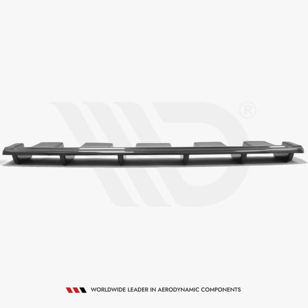 Audi - S6 C7 Avant: Maxton Central Rear Splitter (Vertical Bars)
