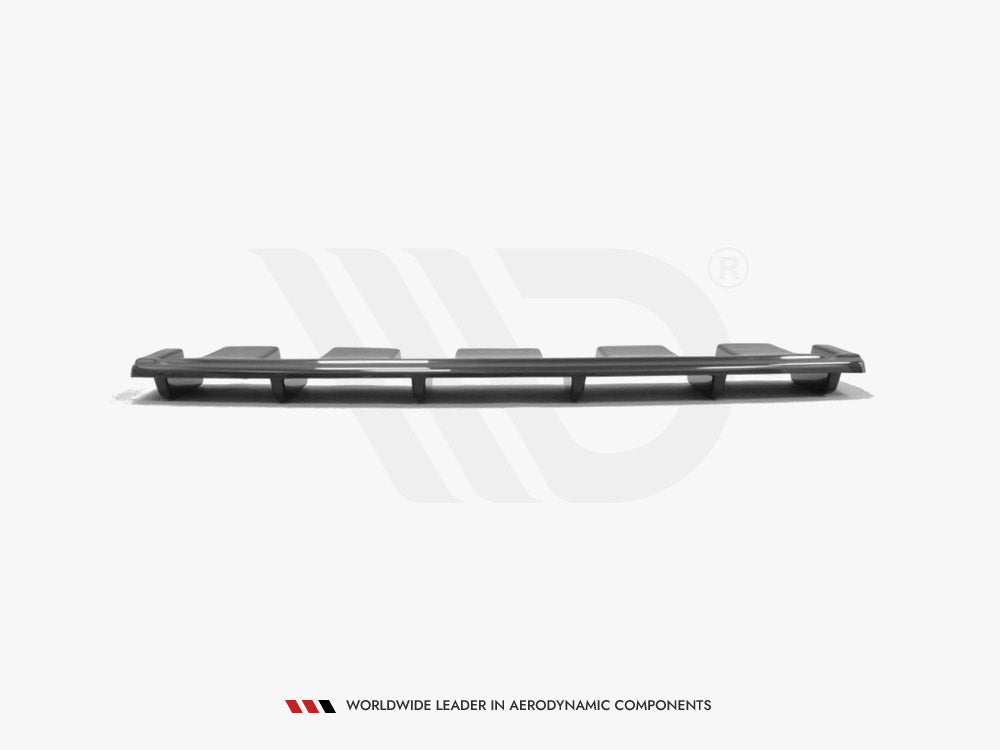 Audi - S6 C7 Avant: Maxton Central Rear Splitter (Vertical Bars)