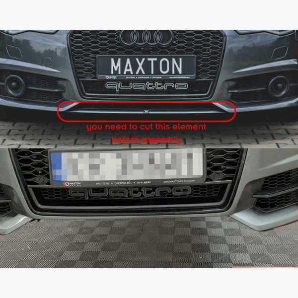 Audi - A6 / A6 C7 S Line / S6 C7 Facelift: Maxton Front Splitter