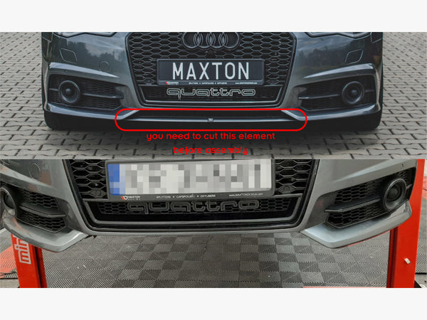 Audi - A6 / A6 C7 S Line / S6 C7 Facelift: Maxton Front Splitter