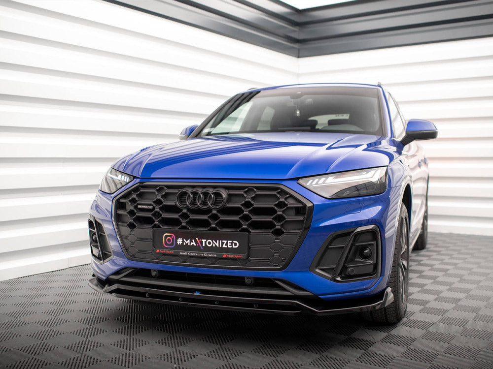 Audi - SQ5 / Q5 S Line SUV / Sportback MK2 Facelift: Maxton Front Splitter V1