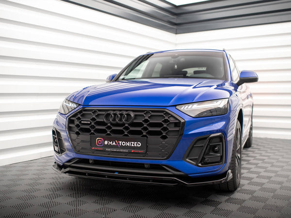 Audi - SQ5 / Q5 S Line SUV / Sportback MK2 Facelift: Maxton Front Splitter V1