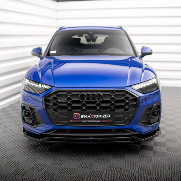 Audi - SQ5 / Q5 S Line SUV / Sportback MK2 Facelift: Maxton Front Splitter V1