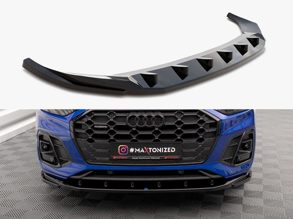 Audi - SQ5 / Q5 S Line SUV / Sportback MK2 Facelift: Maxton Front Splitter V2