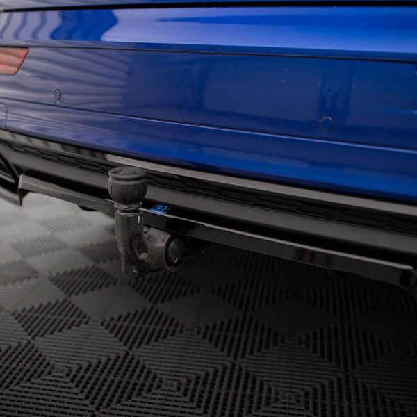 Audi - Q5 S Line SUV MK2 Facelift: Maxton Central Rear Splitter (Vertical Bars)