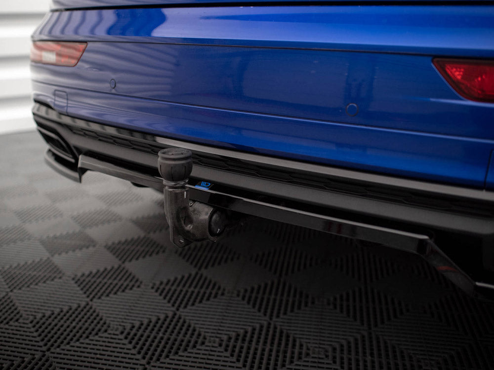 Audi - Q5 S Line SUV MK2 Facelift: Maxton Central Rear Splitter (Vertical Bars)