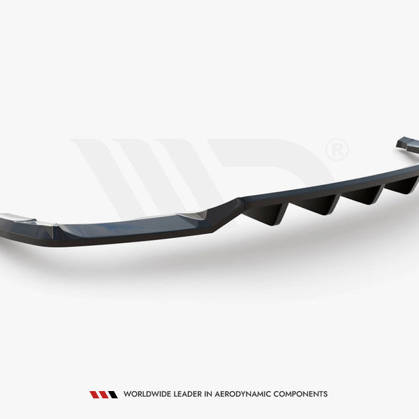 Audi - Q5 S Line SUV MK2 Facelift: Maxton Central Rear Splitter (Vertical Bars)