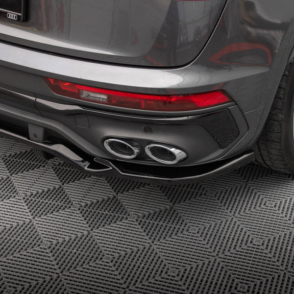 Audi - SQ5 / Q5 S Line Sportback MK2 Facelift: Maxton Rear Splitter (Vertical Bars)