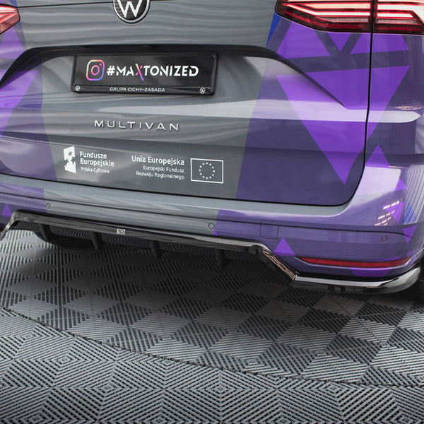 VW - Multivan T7: Maxton Rear Splitter (Vertical Bars)