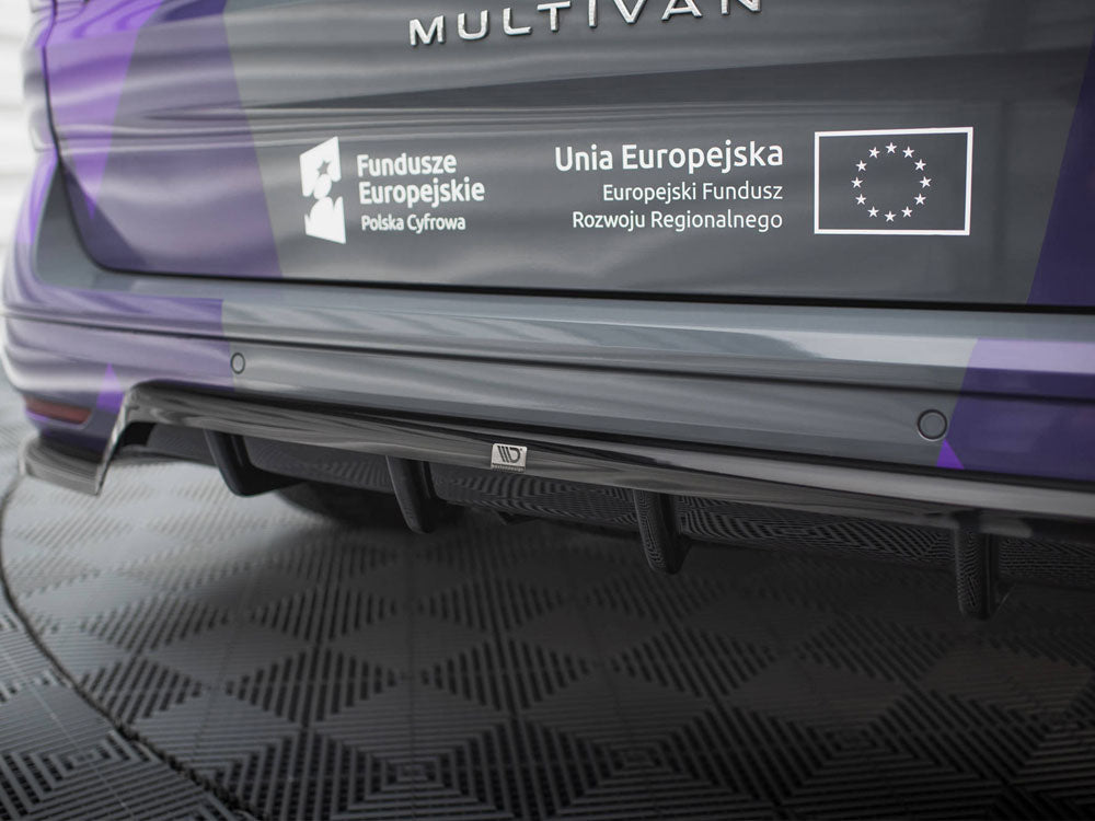 VW - Multivan T7: Maxton Rear Splitter (Vertical Bars)