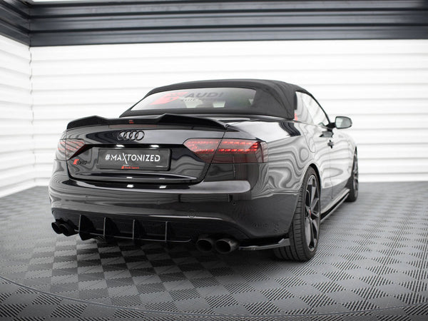 Audi - S5 / A5 S Line Coupe / Cabrio 8T: Maxton Rear Side Splitters V1