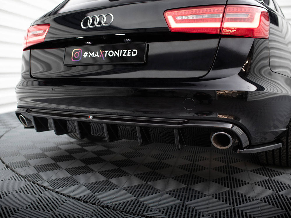 Audi - A6 Sedan / Avant C7 (Version with single exhausts on both sides): Maxton Rear Diffuser