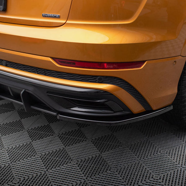 Audi - Q8 S Line: Maxton Rear Side Splitters
