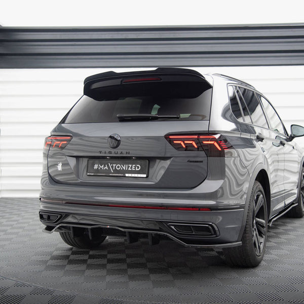 VW - Tiguan R Line MK2 Facelift: Maxton Rear Splitter (Vertical Bars)