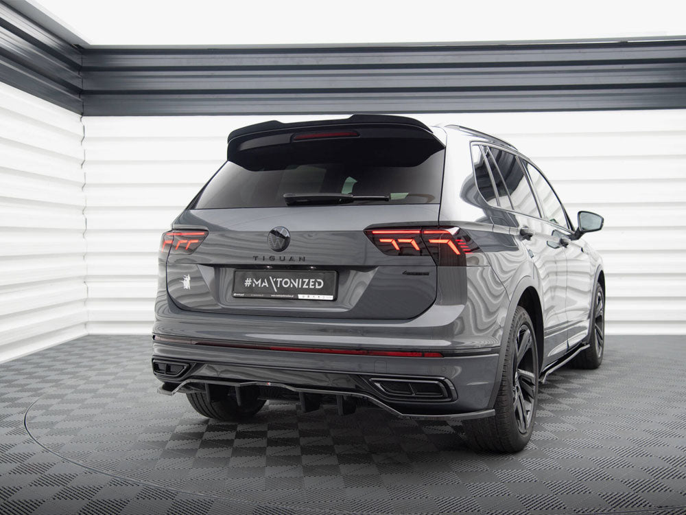 VW - Tiguan R Line MK2 Facelift: Maxton Rear Splitter (Vertical Bars)