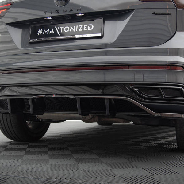 VW - Tiguan R Line MK2 Facelift: Maxton Rear Splitter (Vertical Bars)