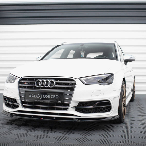 Audi - S3 / A3 S Line Sportback / Hatchback 8V: Maxton Front Splitter V2