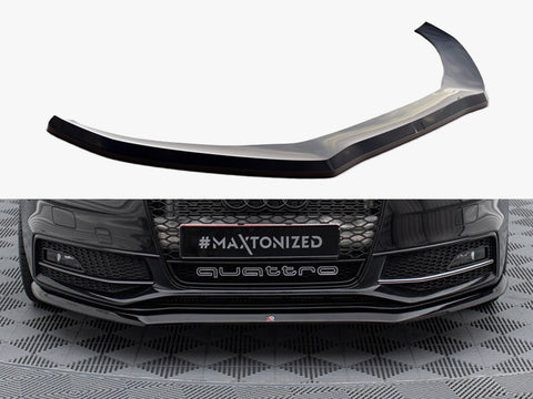 Audi - S4 / A4 S Line B8 Facelift: Maxton Front Splitter V1