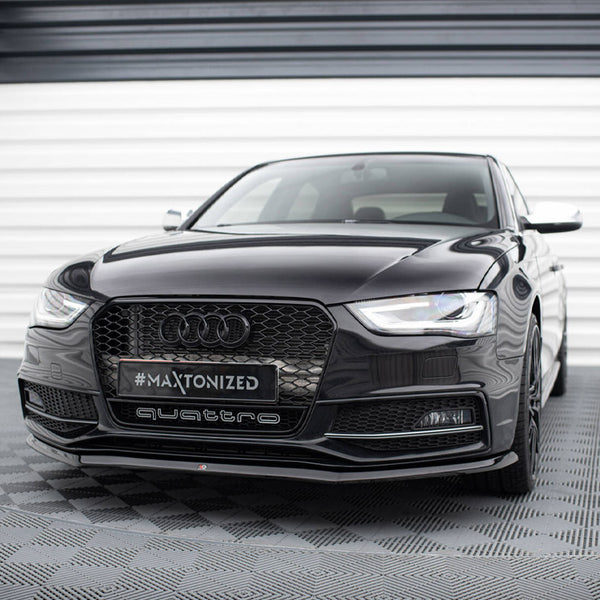 Audi - S4 / A4 S Line B8 Facelift: Maxton Front Splitter V1