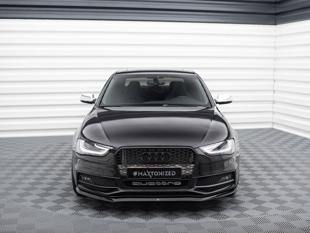 Audi - S4 / A4 S Line B8 Facelift: Maxton Front Splitter V1