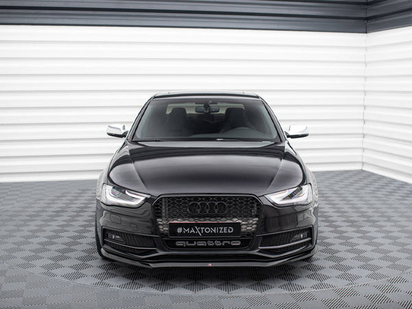 Audi - S4 / A4 S Line B8 Facelift: Maxton Front Splitter V1