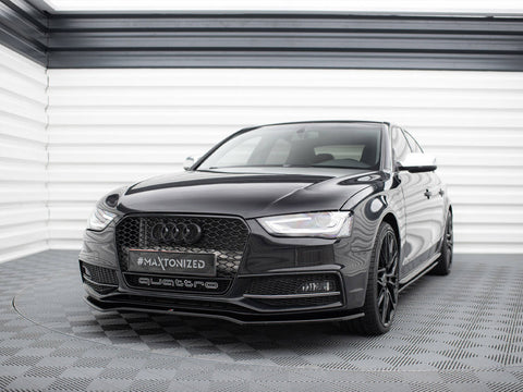 Audi - S4 / A4 S Line B8 Facelift: Maxton Front Splitter V2
