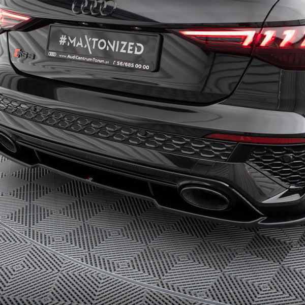 Audi - RS3 Sportback 8Y: Maxton Central Rear Splitter