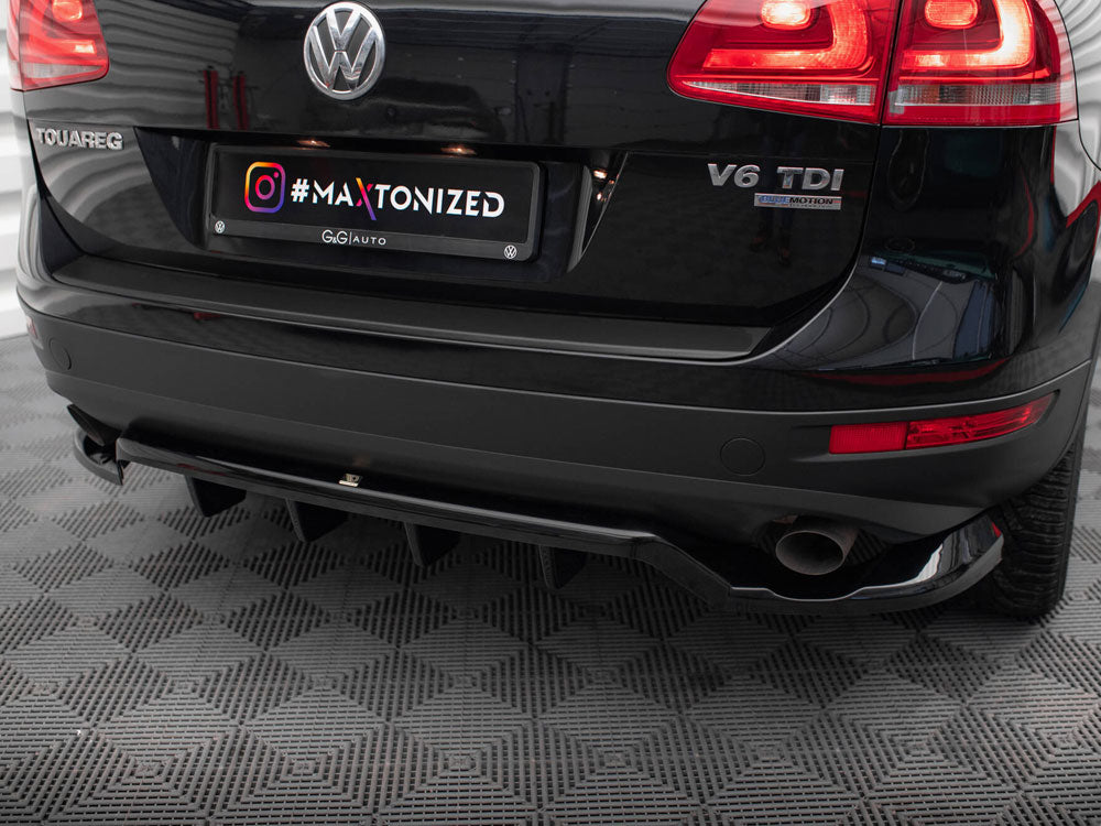 VW - Touareg MK2: Maxton Rear Splitter (Vertical Bars)