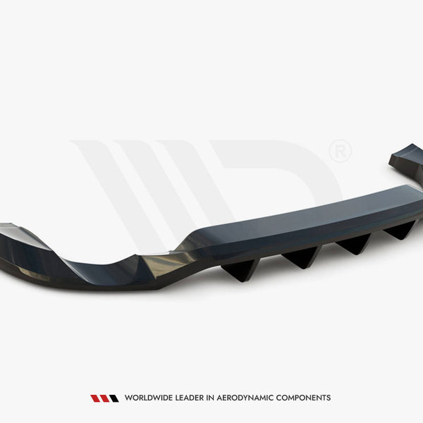 VW - Touareg MK2: Maxton Rear Splitter (Vertical Bars)