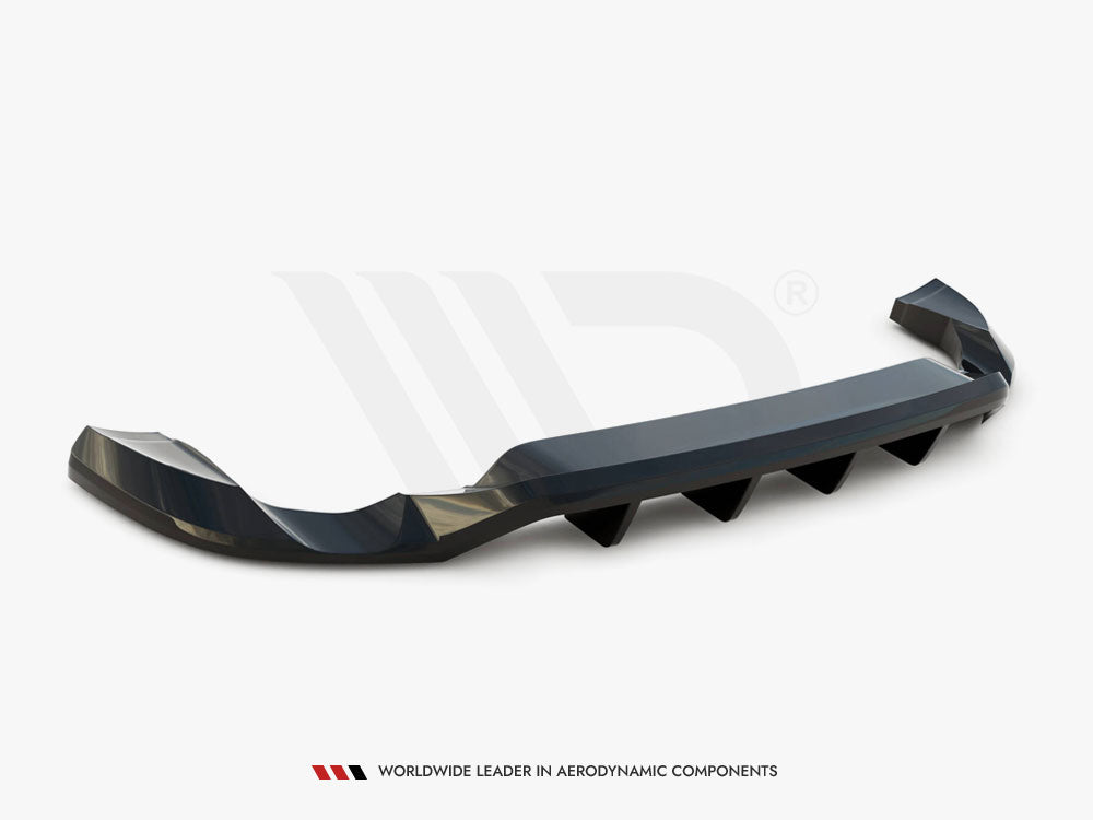 VW - Touareg MK2: Maxton Rear Splitter (Vertical Bars)