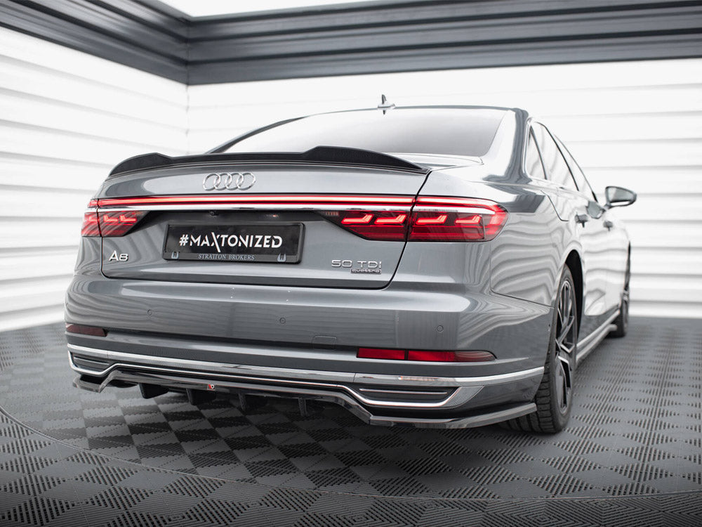 Audi - A8 D5: Maxton Central Rear Splitter (Vertical Bars)