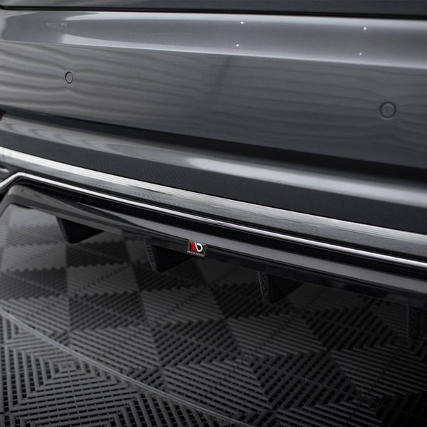 Audi - A8 D5: Maxton Central Rear Splitter (Vertical Bars)