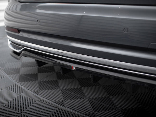 Audi - A8 D5: Maxton Central Rear Splitter (Vertical Bars)
