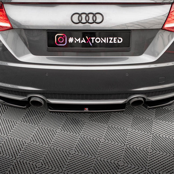 Audi - TT S Line 8S: Maxton Central Rear Splitter