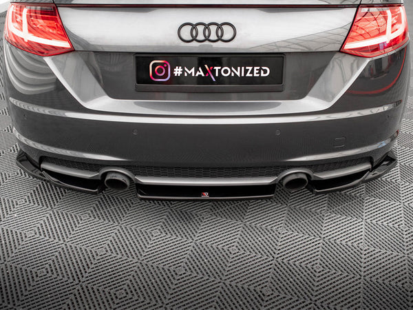 Audi - TT S Line 8S: Maxton Central Rear Splitter