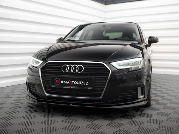 Audi - A3 Sportback 8V Facelift: Maxton Front Splitter V2