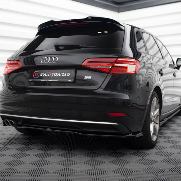 Audi - A3 Sportback 8V Facelift: Maxton Rear Side Splitters
