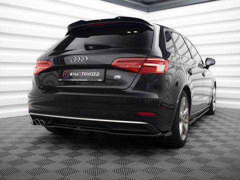 Audi - A3 Sportback 8V Facelift: Maxton Rear Side Splitters
