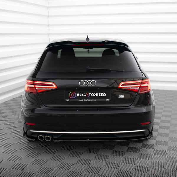Audi - A3 Sportback 8V Facelift: Maxton Rear Side Splitters