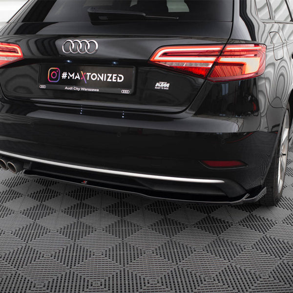 Audi - A3 Sportback 8V Facelift: Maxton Rear Side Splitters