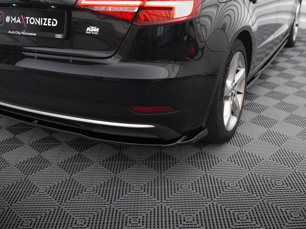 Audi - A3 Sportback 8V Facelift: Maxton Rear Side Splitters