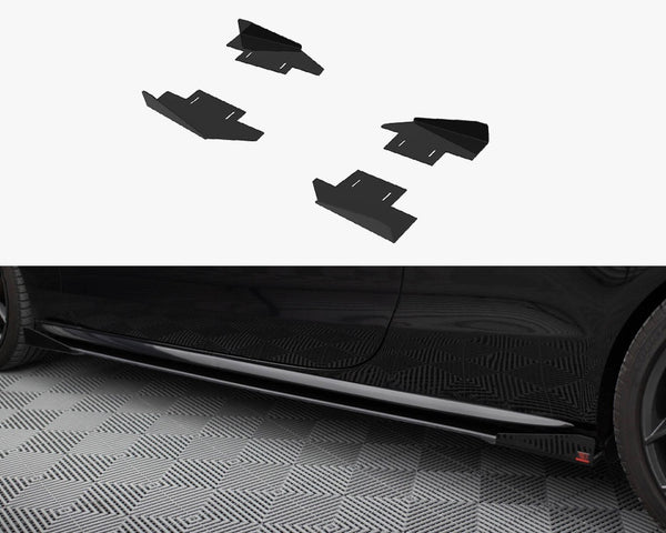 Audi - A5 / A5 S Line / S5 Coupe / Cabrio 8T / 8T Facelift: Maxton Side Flaps