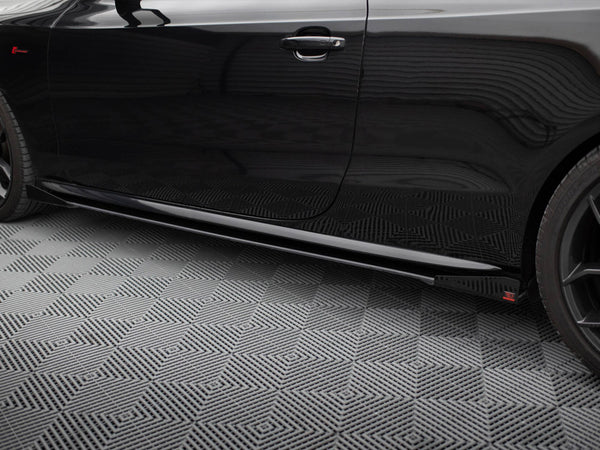 Audi - A5 / A5 S Line / S5 Coupe / Cabrio 8T / 8T Facelift: Maxton Side Flaps