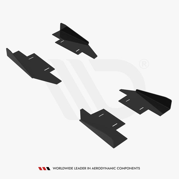 Audi - A5 / A5 S Line / S5 Coupe / Cabrio 8T / 8T Facelift: Maxton Side Flaps