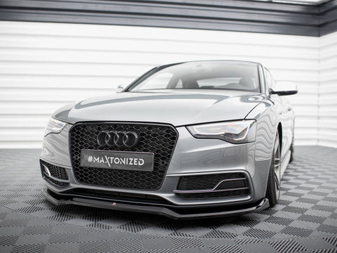 Audi - S5 / A5 S Line 8T Facelift: Maxton Front Splitter V4